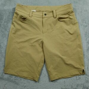 Bontrager Shorts Womens Medium Brown Casual Semi Fitted Outdoor Pockets